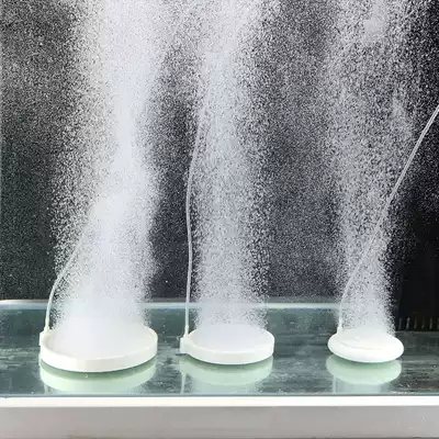 Fish tank plus oxygen pump gas bubble stone gas plate oxygen refinement nano gas plate fish tank gas head sand head bubble stone silent