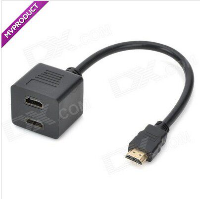 Batch HDMI splitter 1 in 2 out one in two out switcher one point two high-definition video 3D split screen split