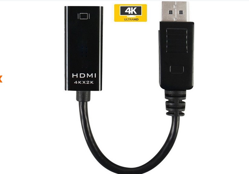 dp to HDMI cable 2K*4K Displayport to HDMI cable large DP interface to HDMI HD adapter cable
