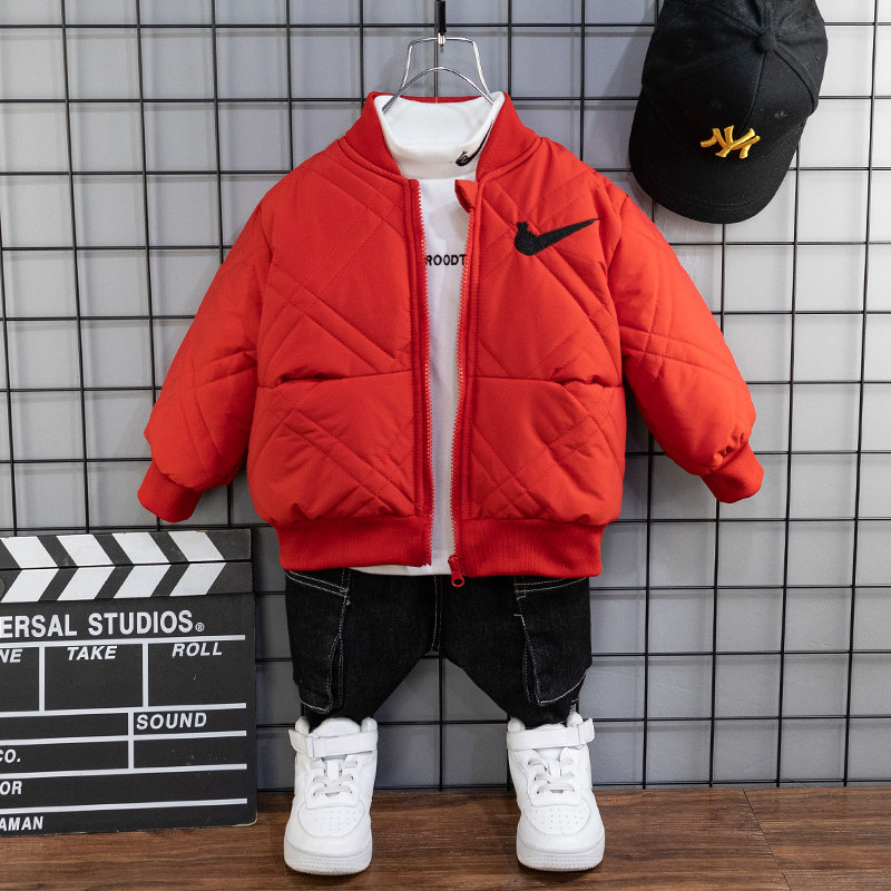 Children's winter cotton clothes autumn and winter 2022 new winter clothes children's cotton clothes boys' baby winter quilted boys' jackets trend