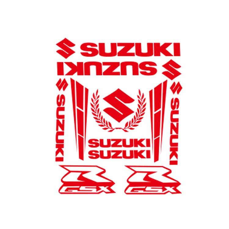 Motorcycle stickers with flower motorcycle reflective sticker complete car cover with Suzuki GSX sleeve sticker motorcycle decoration sticker-Taobao