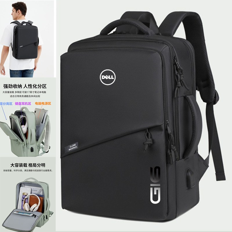 Dell Dell Gaming G16 Laptop Bag 15.6inch Gaming Laptop G15 Backpack 5520 Notebook 5525/5510 Unisex Student Backpack 16Plus 17.3inch Luggage Storage Bag School Bag