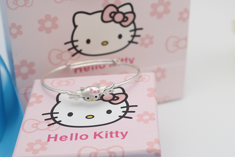 Cartoon hazel hello kittyi Hello Kitty Một chiếc vòng tay trẻ em trong mơ dành cho trẻ em - Vòng đeo tay Cuff vòng đá