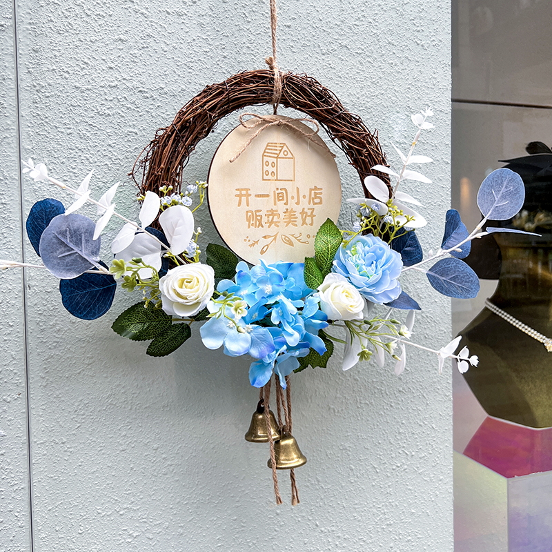 Creative living room dining room wall wall decoration wall clothing store door hanging decorations wall cover ugly house number hanging flowers