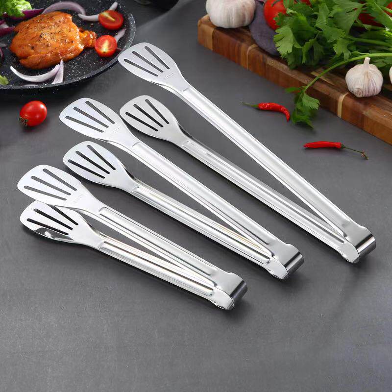 Kitchen Frying Steak Exclusive Barbecue Nip Food Clips Food Pinch bread clip 304 Stainless Steel Fried Grilled Meat Clips Home