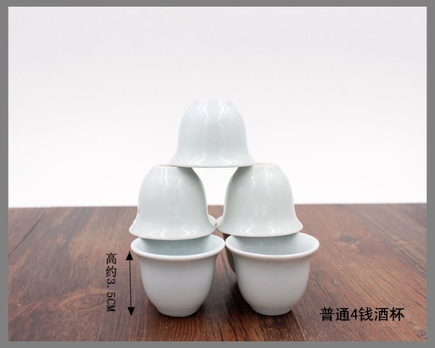 Jingdezhen gốm rượu vang ấm nồi lẩu rượu vang trắng thủy tinh ấm áp nồi rượu kiểu Nhật sake nhỏ rượu vang nồi rượu hầm ly pha lê rượu vang