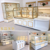 Bread cabinet bread display cabinet cake Model Bakery pastry side cabinet display shelf