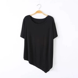 Современная спортивная одежда для йоги, свободный крой, большой размер, короткий рукав