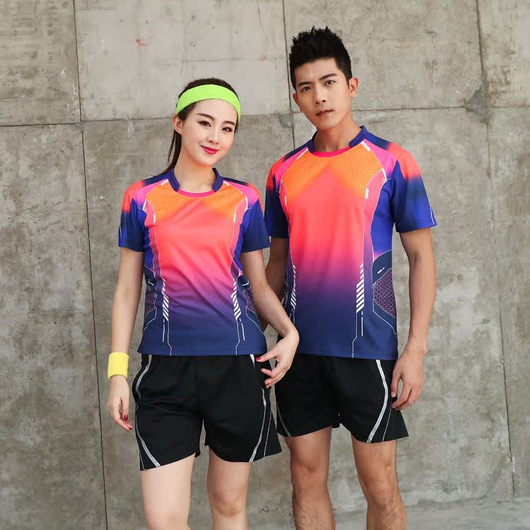 World Table Tennis Championships Short Sleeve Table Tennis Suit Men's Quick Drying Breathable Table Tennis Suit Training Suit Custom Competition Jersey