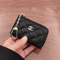 Caviar 2024 new coin purse mini bag L fragrance grandma all-in-one bag womens genuine leather small and exquisite card holder