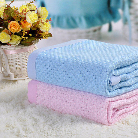 Baby bamboo fiber cover children baby air conditioning blanket double male and female adult towel is bamboo charcoal waffger blanket
