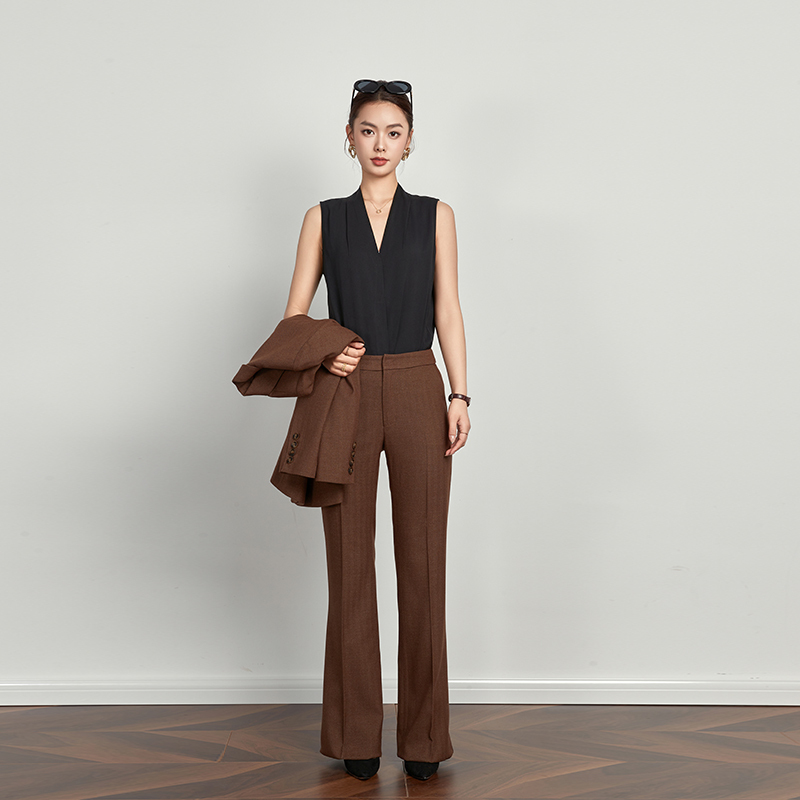 Suit Set with Versatile Vest Top for Women 2026 Spring and Autumn Sleeveless Top Workplace Fashion Sleeveless Shirt for Women Suit Set with Versatile Vest Top for Women 2026 Spring and Autumn Sleeveless Top Workplace Fashion Sleeveless Shirt for Women