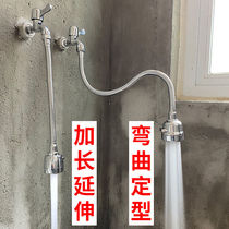 Tap extension pipe stainless steel 304 bellows extension styling hose lengthened universal water pipe kitchen