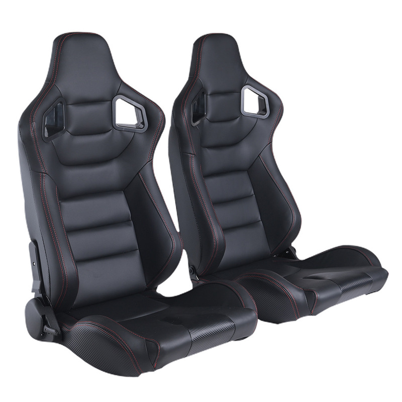Factory Direct Sales Car Modified Seat Racing Simulator Bucket Seat Sports Car Gaming Seat Pvc Leather Adjustable