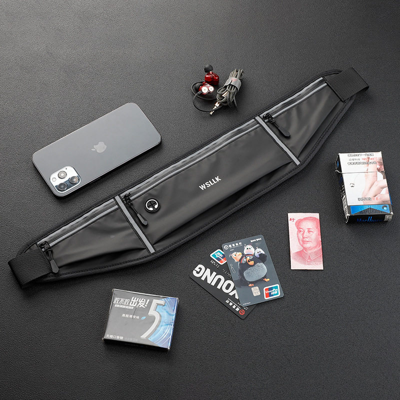 Outdoor Sports Waist Bag Running Waterproof Invisible Ultra-thin Fitness Mobile Phone Bag Large Capacity Cycling Multifunctional Belt Trendy - Taobao