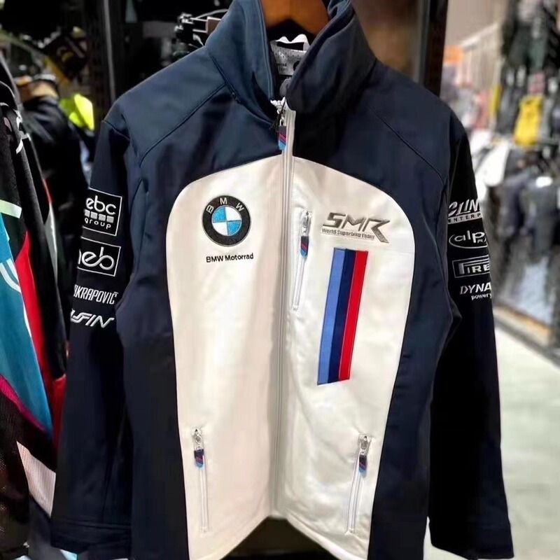 Motorcycle Riding Clothing Bmw Motorcycle Jacket Softshell Jacket Windproof Motorcycle Spring and Autumn Jacket Team Uniform Softshell Jacket Cotton Jacket