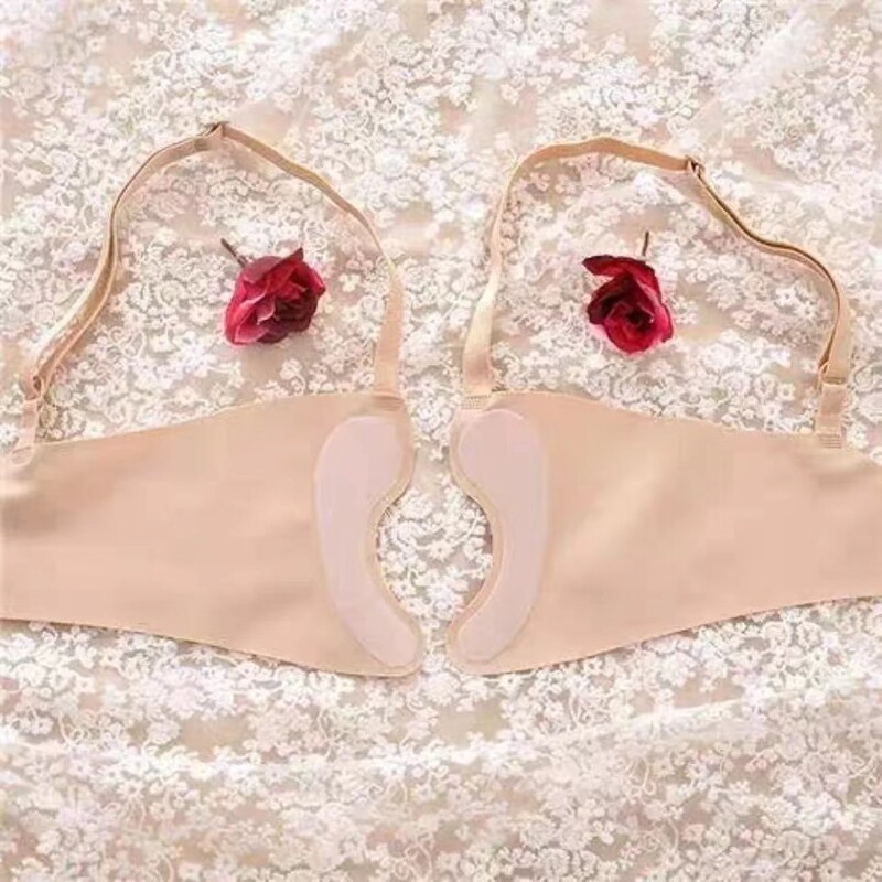 Inflatable Thickened Bra Accessories Replacement Side Wing Fabric Side Wing Invisible Seamless Large Bra Side Wing Fabric Shoulder Straps