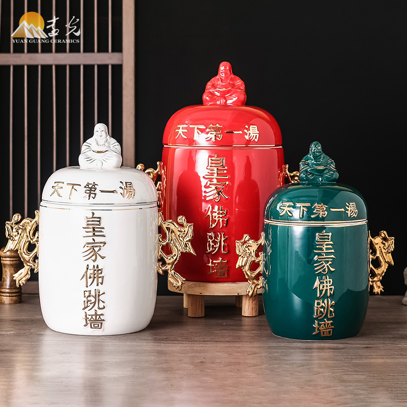 Extra-Large Royal Ceramic Stew Pot, Chinese Restaurant Display Tableware, the World's Number One Soup Commercial Utensil Extra-Large Royal Ceramic Stew Pot, Chinese Restaurant Display Tableware, the World's Number One Soup Commercial Utensil