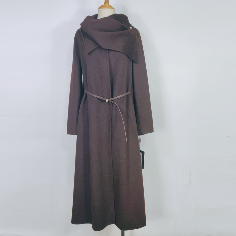 Dh6883 New 2026 Winter Fashion Long Scarf 10.1% Cashmere Sheep Wool Double-Sided Cashmere Coat Dh6883 New 2026 Winter Fashion Long Scarf 10.1% Cashmere Sheep Wool Double-Sided Cashmere Coat