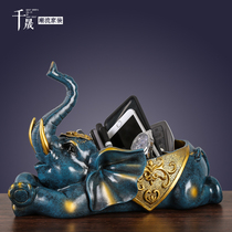 European simple storage box creative ornaments porch coffee table key remote control TV cabinet office desktop decoration decoration