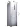 Panasonic / Panasonic NR-C280WP-S / NA / NR-EC28WP1-N Tủ lạnh ba cửa làm mát bằng không khí và không có sương giá - Tủ lạnh điện máy chợ lớn tủ lạnh