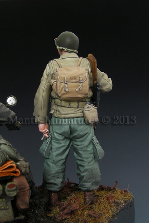1/35 Lính nhựa Chiến tranh thế giới thứ hai Lính bộ binh Mỹ GK Người mẫu tay trắng Cảnh chiến tranh quân sự 54 - Capsule Đồ chơi / Búp bê / BJD / Đồ chơi binh sĩ mo hinh anime