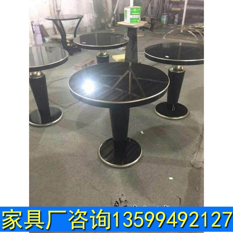 Ostyle Decent Board Room Guests Round Table And Chairs Yoga Hall Reception Desk Villa Flowers Terrace a few samples House display center to negotiate table and chairs