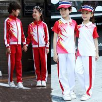 Primary and middle school class uniforms Chunqiu Three suits for men and women Childrens school uniforms Fall Games Summer Camp Unified clothing
