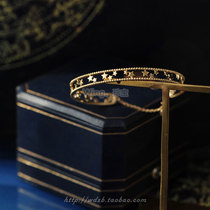 Wing｜Star River 18k gold plain gold diamond bracelet Star light and shadow fairy tale World