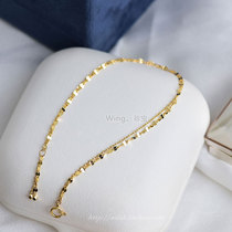 Wing｜Stardust 18k gold Sparkling Piece Double layer bracelet Sparkling Exquisite sparkle