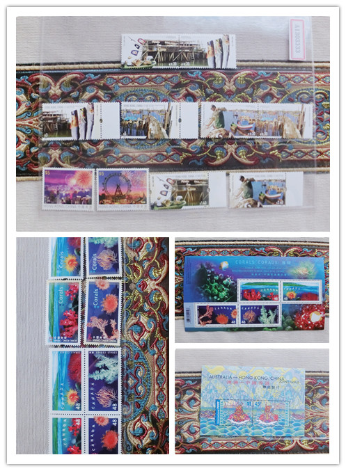 In kind Figure China Hong Kong Fishing Village Fireworks and Australian Hair Dragon Boat Canada Coral Stamp Sheetlet B1-Taobao