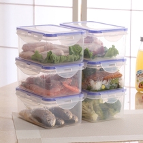 Leftovers storage box Rectangular preservation box Plastic lid multi-purpose refrigerator leftovers storage box Food box