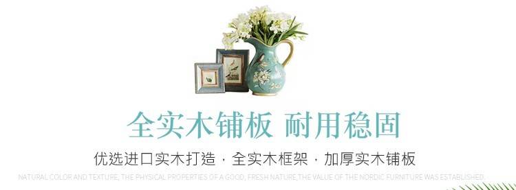 Tất cả rắn giường gỗ Phòng ngủ Phòng ngủ chính Economy Double 1.5m1.8 đơn giản đồ nội thất gỗ thông gỗ tối giản hiện đại m2 - Giường giường gỗ óc chó