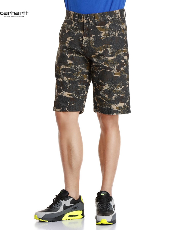 Carhartt Wip Men's Trendy Workwear Johnson Floral Casual Shorts in Stock I018813