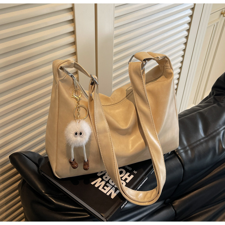 Women's Versatile Casual Shoulder Bucket Bag For Work And Travel_voghion.com