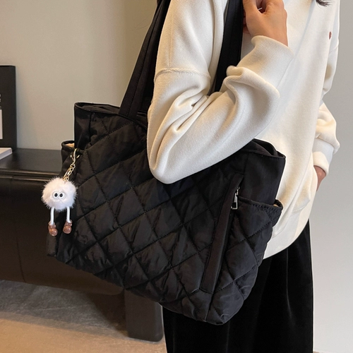 Летний вместительный и большой пуховик, сумка через плечо, модная сумка на одно плечо