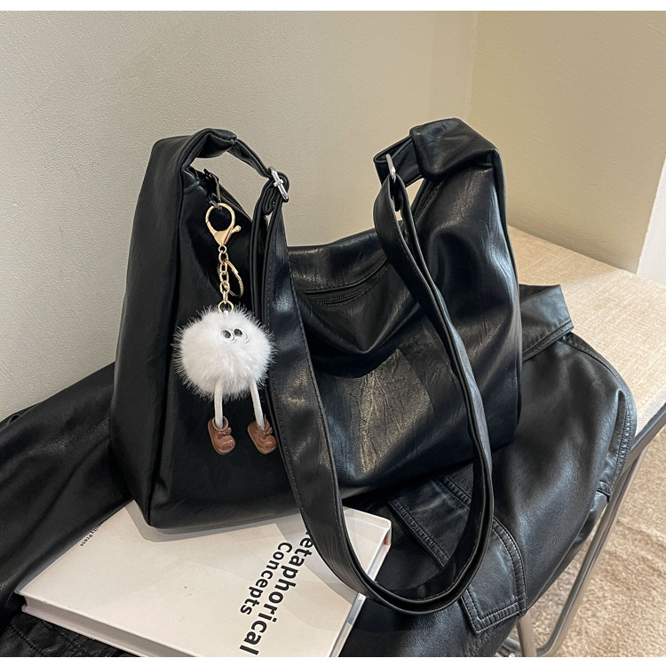 Women's Versatile Casual Shoulder Bucket Bag For Work And Travel_voghion.com