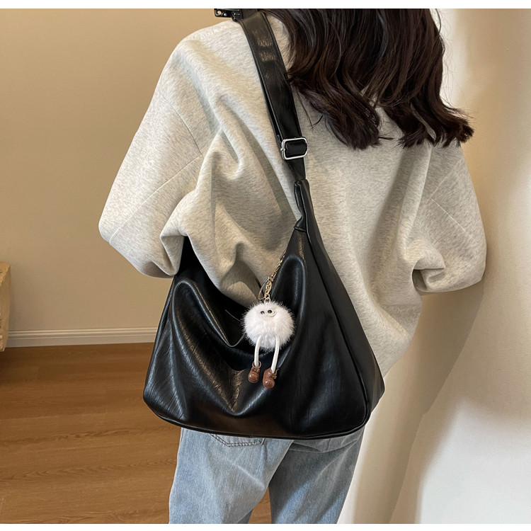 Women's Versatile Casual Shoulder Bucket Bag For Work And Travel_voghion.com