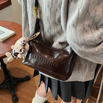 High-end niche crossbody bag retro hand-held dumpling bag