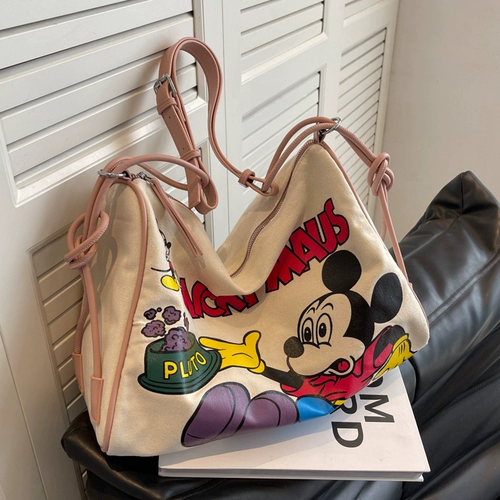 Вместительный и большой шоппер, японская сумка на одно плечо для матери и ребенка, городской стиль