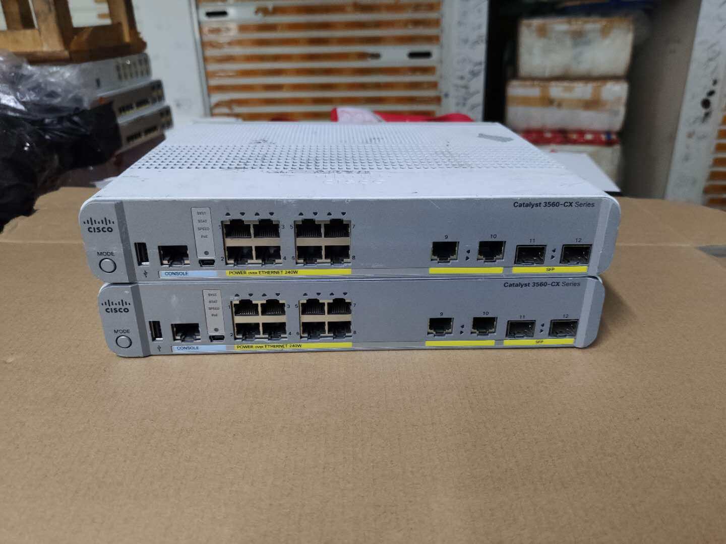 Cisco Cisco WS-C3560CX-8PC-S 8-mouth three-layer one thousand trillion POE switch