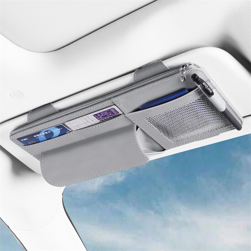 Car Glasses Case Sun Visor Sunglasses Clip Car Interior Driver's Glasses Clip Sunglasses Car Storage Box Glasses Holder