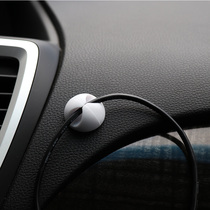 Car meter Desk Travel Recorder Power Cord Finishing Routing Wire Cable Buttoning Self-Adhesive Cementing Wire Clip Holder