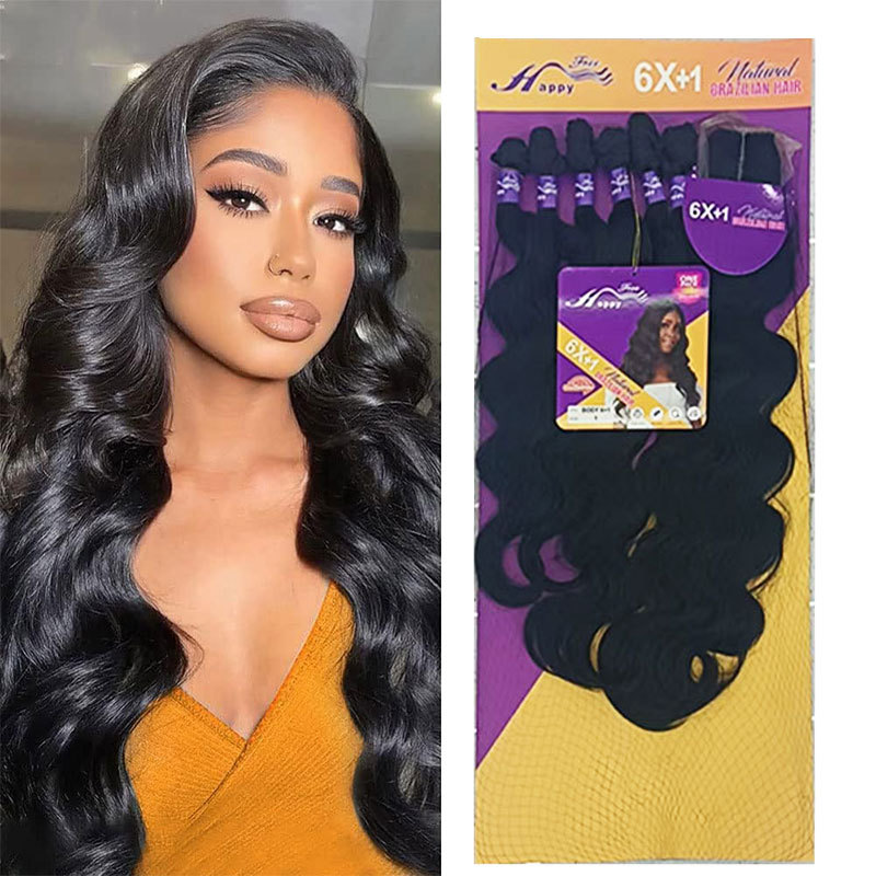 Freehappy African Hair Extensions Hairpieces Hair Curtain Scalp Extensions Wigs Body Curls Spiral Wigs