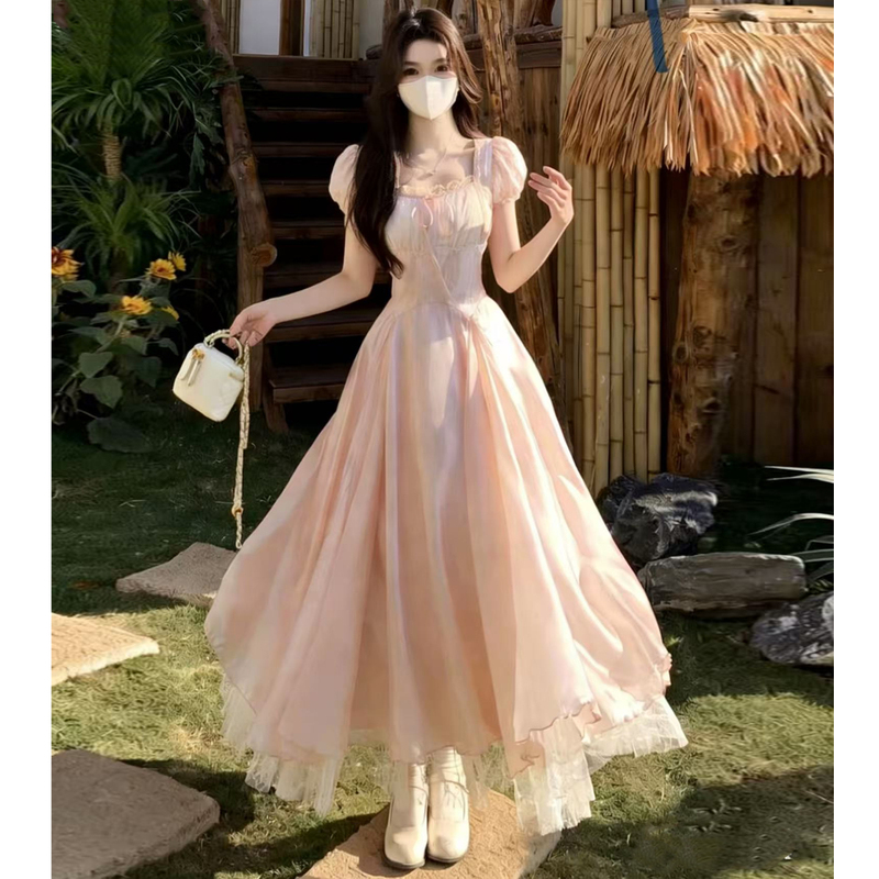 Very Beautiful Skirt, Fairy Skirt, 15-Year-Old Junior High School Student, 12-Year-Old Girl, Summer Dress, French Princess Dress Very Beautiful Skirt, Fairy Skirt, 15-Year-Old Junior High School Student, 12-Year-Old Girl, Summer Dress, French Princess Dress