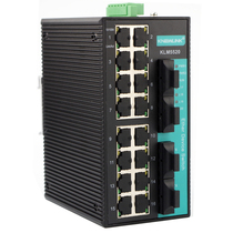 Industrial Ethernet switch 4 optical 16 electric industrial grade switch rail type AC DC AC DC220V