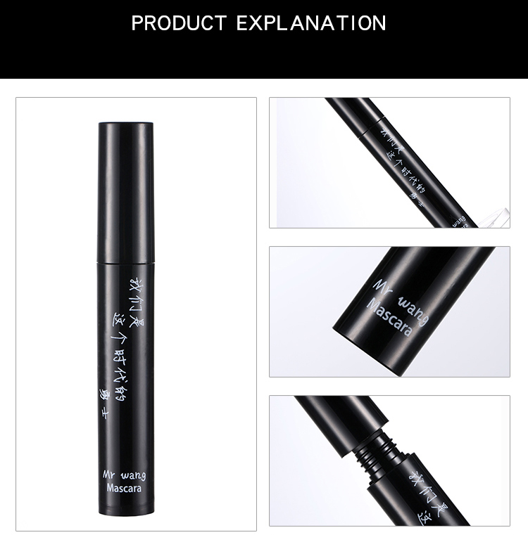 Wang Xiansen Trang Điểm của Nam Giới Mascara Không Thấm Nước Dài quăn lông mày kem không nở hun khói trang điểm bút kẻ mắt 	mỹ phẩm dành cho nam	