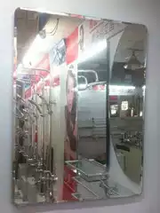 Hot-selling borderless powder room 60*45 waterproof and anti-fog mercury mirror