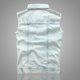 ພາກຮຽນ spring, summer ແລະດູໃບໄມ້ລົ່ນ trendy men's vest denim clip vest ຄົນອັບເດດ: slim ແບບເກົາຫຼີ ripped sleeveless waistcoat top jacket