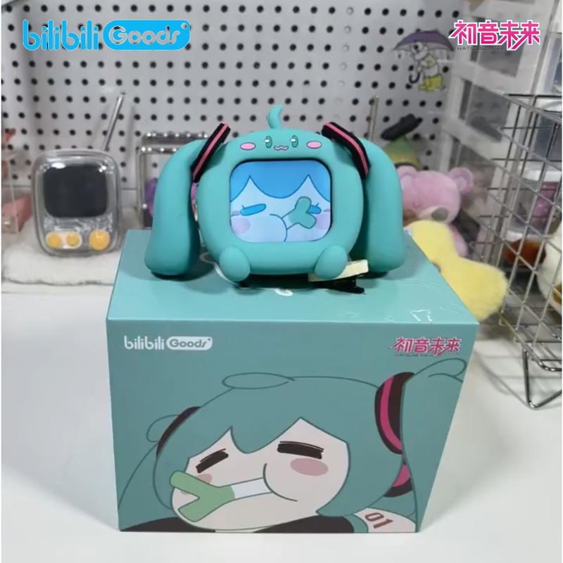 Bilibili Hatsune Miku Touch Screen True Wireless Bluetooth Earphones, Cute Anime Desk Decoration